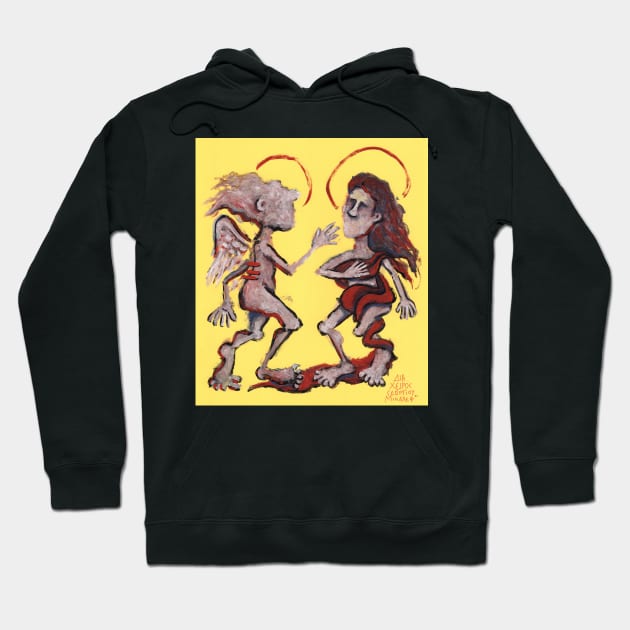 Annunciation to the Blessed Virgin Mary Hoodie by micalef